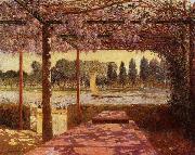 unknow artist The Trellis by the River painting
